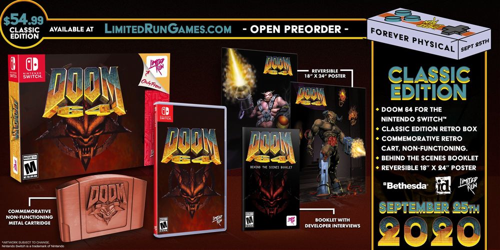 DOOM 64 - Svelate due edizioni fisiche (Classic Edition)